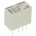Omron PCB Mount Signal Relay, 24V dc Coil, 1A Switching Current, DPDT
