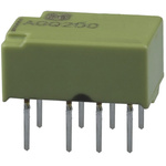 Panasonic PCB Mount Signal Relay, 12V dc Coil, 1A Switching Current, DPDT