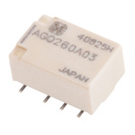Panasonic PCB Mount Signal Relay, 3V dc Coil, 1A Switching Current, DPDT