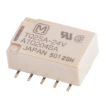 Panasonic Surface Mount Signal Relay, 24V dc Coil, 1A Switching Current, SPDT