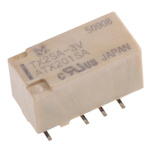 Panasonic Surface Mount Signal Relay, 3V dc Coil, 2A Switching Current, DPDT