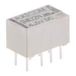 TE Connectivity PCB Mount Signal Relay, 4.5V dc Coil, 2A Switching Current, DPDT