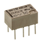 TE Connectivity PCB Mount Signal Relay, 12V dc Coil, 2A Switching Current, DPDT
