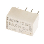 TE Connectivity PCB Mount Signal Relay, 24V dc Coil, 2A Switching Current, DPDT