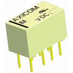 TE Connectivity PCB Mount Latching Signal Relay, 4.5V dc Coil, 2A Switching Current, DPDT