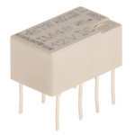 TE Connectivity PCB Mount Latching Signal Relay, 12V dc Coil, 2A Switching Current, DPDT