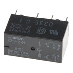 Omron PCB Mount Signal Relay, 5V dc Coil, 1A Switching Current, DPDT