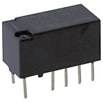 Panasonic PCB Mount Latching Signal Relay, 5V dc Coil, 2A Switching Current, DPDT