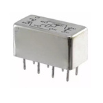 TE Connectivity PCB Mount Signal Relay, 24V dc Coil, 2A Switching Current, DPDT