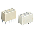TE Connectivity PCB Mount Signal Relay, 5V dc Coil, 2A Switching Current, DPDT