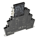 Omron G3RV-SR Series Solid State Interface Relay, 24 V dc Control, 2 A Load, DIN Rail Mount