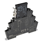 Omron G3RV-SR Series Solid State Interface Relay, 24 V ac/dc Control, 2 A Load, DIN Rail Mount