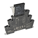 Omron G3RV-SR Series Solid State Interface Relay, 24 V ac/dc Control, 3 A Load, DIN Rail Mount