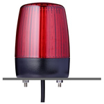 AUER Signal PCH Red LED Beacon, 230-240 V AC/DC, , Multiple Effect, Surface Mount