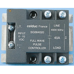 Celduc SG5-SWG5 Series Solid State Relay, 40 A Load, Panel Mount, 400 V ac Load, 10 V dc Control