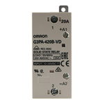 Omron G3PA Series Solid State Relay, 20 A Load, Panel Mount, 440 V Load, 30 V Control