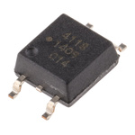 Broadcom Solid State Relay, 0.1 A Load, PCB Mount, 400 V Load, 1.6 V Control