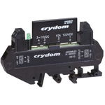 Sensata / Crydom DRA1 CMX Series Solid State Interface Relay, 10 V dc Control, 3 A Load, DIN Rail Mount