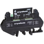 Sensata / Crydom DRA1-CX Series Solid State Interface Relay, 15 V dc Control, 5 A rms Load, DIN Rail Mount