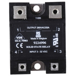 RS PRO Solid State Relay, 25 A rms Load, Panel Mount, 280 V ac Load, 32 V dc Control