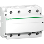 Schneider Electric Contactor, 220 → 240 V ac Coil, 4-Pole, 100 A, 4NO