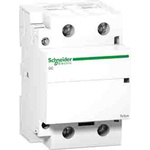 Schneider Electric Contactor, 240 V ac Coil, 2-Pole, 100 A, 20 kW, 2NO