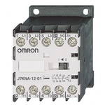 Omron Contactor, 24 V dc Coil, 3-Pole, 12 A, 5.5 kW, 3NO