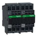 Schneider Electric LC2D Series Reversing Contactor, 3-Pole, 12 A, 1 NO + 1 NC