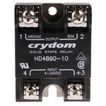 Sensata / Crydom HD SERIES Series Solid State Relay, 90 A Load, Panel Mount, 530 V Load, 32 V Control