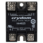 Sensata / Crydom HA Series Series Solid State Relay, 25 A Load, Panel Mount, 530 V ac Load, 280 V Control