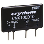 Sensata / Crydom CMX Series Solid State Relay, 3 A rms Load, PCB Mount, 200 V Load, 10 V dc Control