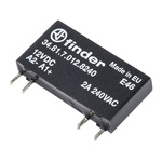 Finder 34 Series Solid State Relay, 2 A Load, PCB Mount, 240 V ac Load, 17 V Control