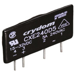 Sensata / Crydom Solid State Relay, 5 A Load, PCB Mount, 660 V rms Load, 32 V dc Control