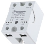 Finder 77 Series Solid State Relay, 25 A Load, Heatsink, 280 V ac Load, 230 V ac Control