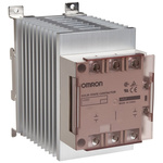 Omron G3PE Three Phase Series Solid State Relay, 15 A Load, DIN Rail Mount, 264 V ac Load, 30 V dc Control