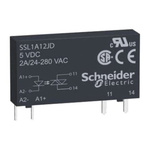 Schneider Electric Harmony Relay Series Solid State Relay, 2 A Load, PCB Mount, 280 V ac Load, 12 V dc Control