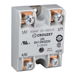 Sensata / Crydom 8413 Series Solid State Relay, 50 A rms Load, Panel Mount, 280 V ac Load, 32 V dc Control
