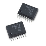 Broadcom ASSR Series Solid State Relay, -10 mA Load, Surface Mount, 1000 V Load