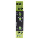 Tele E1ZM10 Series DIN Rail Mount Timer Relay, 24 → 240V ac/dc, 1-Contact, 0.05 s → 100h, SPDT