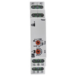 RS PRO DIN Rail Mount Timer Relay, 12 → 230V ac/dc, 0.1 s → 100h, DPDT