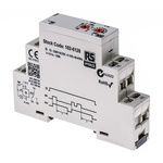 RS PRO DIN Rail Mount Timer Relay, 12 → 230V ac/dc, 0.1 s → 100h, SPDT
