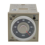 Omron H3CR Series DIN Rail, Panel Mount Timer Relay, 12 → 48 V dc, 24 → 48V ac, 2-Contact, 0.05 s