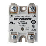Sensata / Crydom GNA5 Series Solid State Relay, 25 A rms Load, Panel Mount, 280 V ac Load, 32 V dc Control