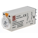 RS PRO Plug In Timer Relay, 230V ac, 2-Contact, 0.2 → 5s, 1-Function, DPDT