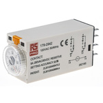 RS PRO Plug In Timer Relay, 110V ac, 2-Contact, 0.1 → 3min, 1-Function, DPDT