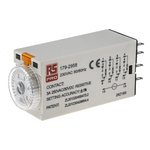 RS PRO Plug In Timer Relay, 230V ac, 4-Contact, 0.2 → 5s, 1-Function, 4PDT