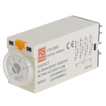 RS PRO Plug In Timer Relay, 230V ac, 4-Contact, 0.5 → 10s, 1-Function, 4PDT