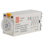 RS PRO Plug In Timer Relay, 24V dc, 4-Contact, 1 → 30s, 1-Function, 4PDT