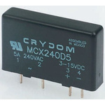 Sensata / Crydom Solid State Relay, 5 A Load, PCB Mount, 660 V rms Load, 32 V dc Control