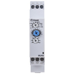 Crouzet DIN Rail Mount Timer Relay, 12 → 240V ac/dc, 1-Contact, 0.1 s → 100h, SPDT